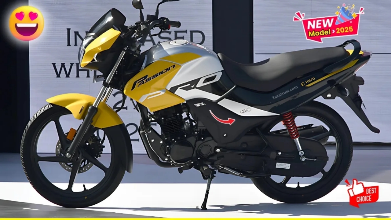 Hero Passion Pro 2025 का नया अवतार देख लोग हो गई दंग मिलेगा स्टाइलिश लुक और दमदार माइलेज बहुत कम कीमत पर